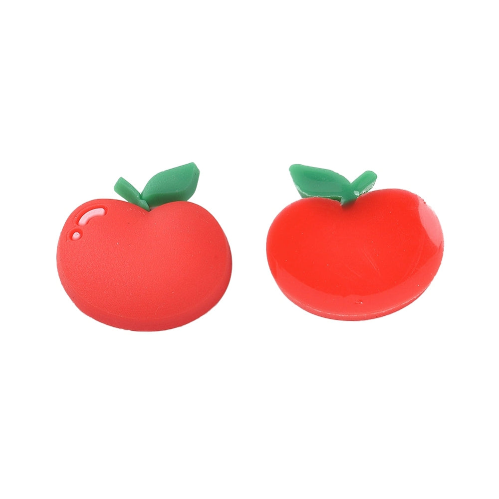 81pcs FRUIT cabochons - 15 styles, 17.5mm - 64mm flatbacks in hard plastic and soft PVC.