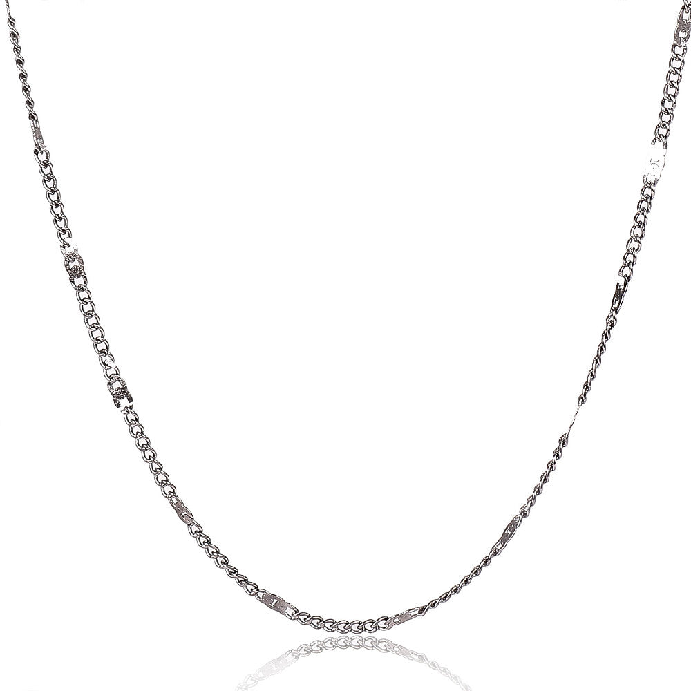 Gunmetal tone chain, 5 metre spool. Slim link with flat soldered section, 2x1.4mm