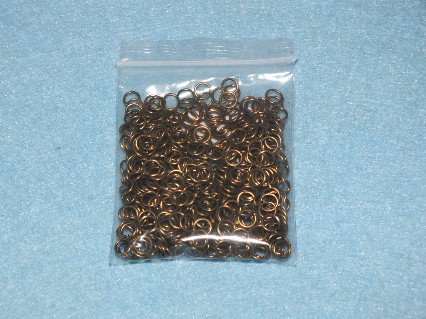 20g / 475pcs bronze tone 5mm jump rings