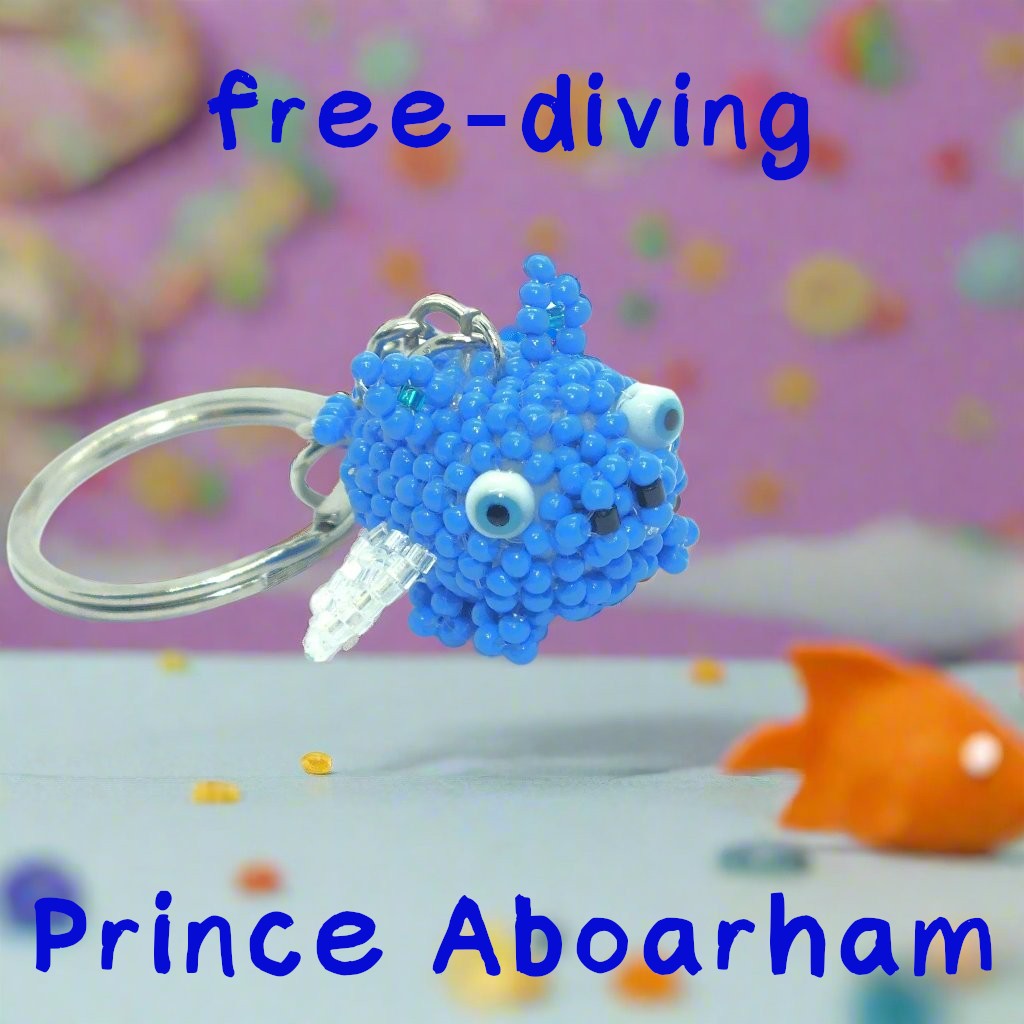 Queen Pigtoria & the Royal Hamily - handmade beaded flying piggies (squishy!) on keyring / lanyard! Very limited edition bag charms.
