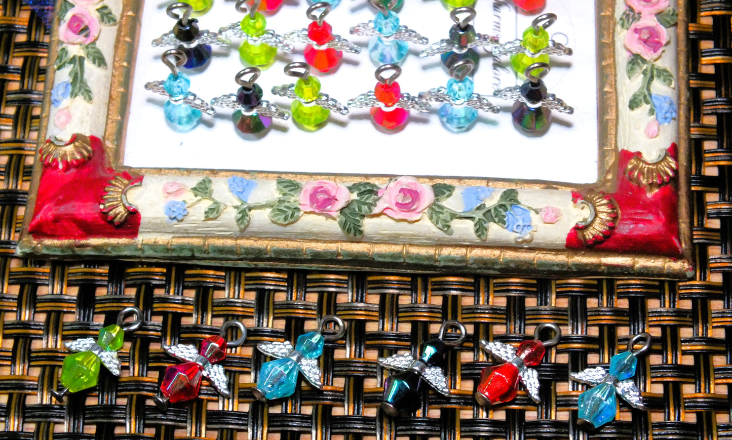 Forest Fruit mix handmade guardian angel charms (24-120pcs)