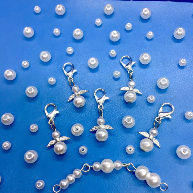 DIY Beading Kit - Angels & Glacier Bracelets. Learn fun new bead craft skills - with full colour instructions, tools + everything you need!