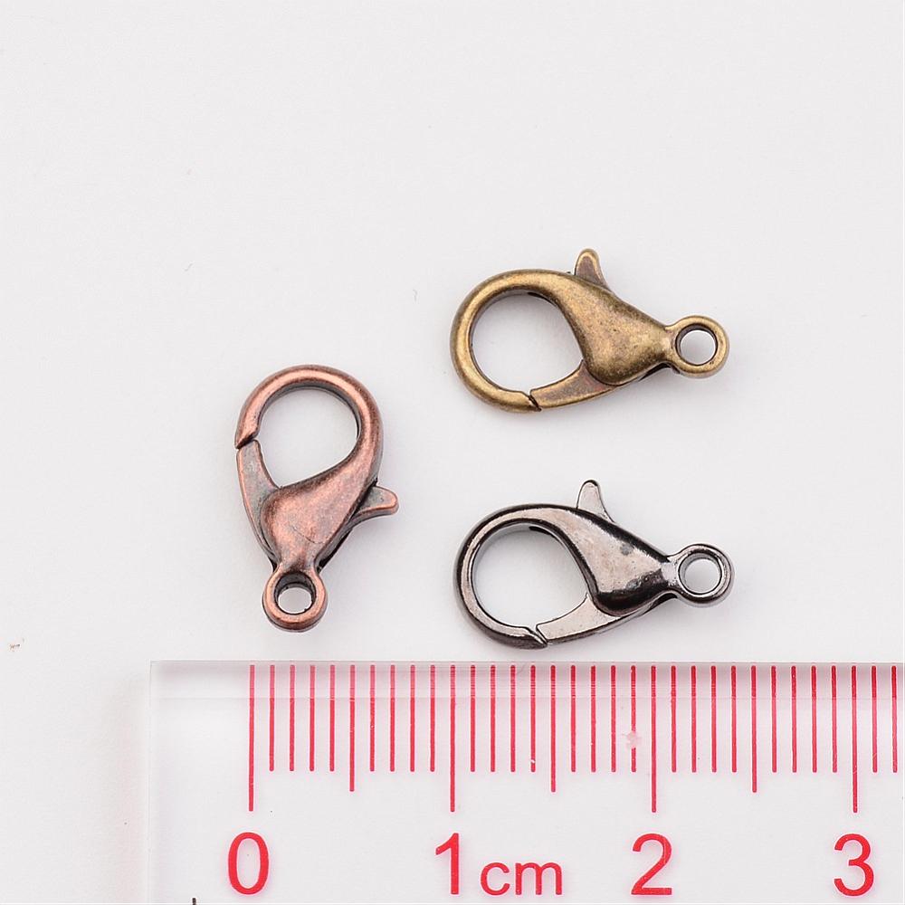 120pcs box of lobster clasps, 14mm - 6 colours