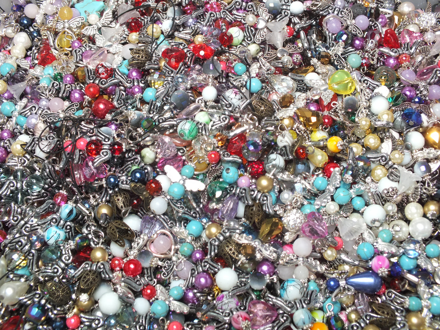 Lucky dip Guardian Angel charms (12-250pcs - large, small or mixed)