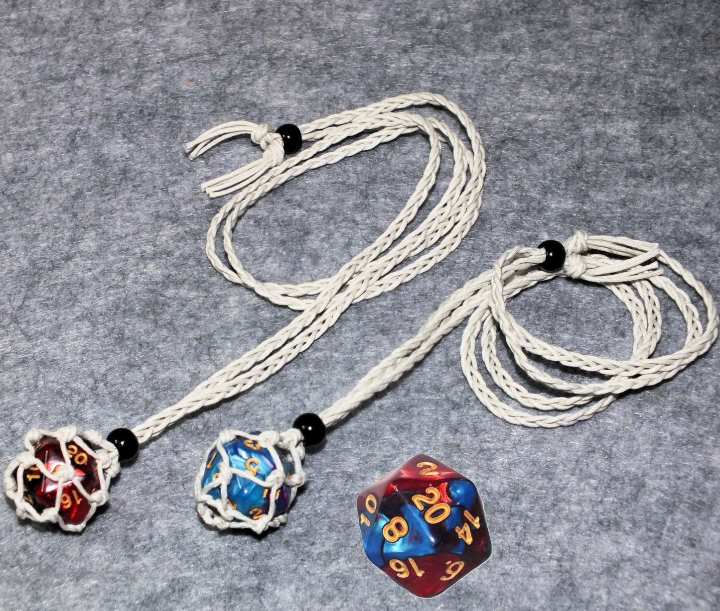 Wearable DICE JAIL plus d20 - Choose your necklace / dice combo & punish your Nat 1!