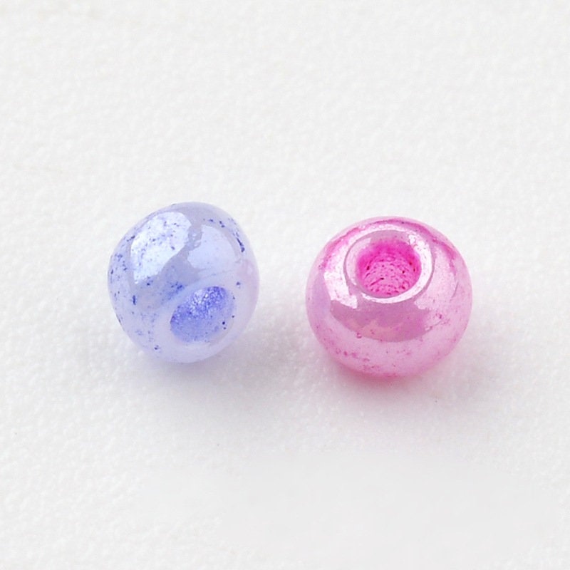 2mm pearlised mix glass seed beads, 50g-1kg