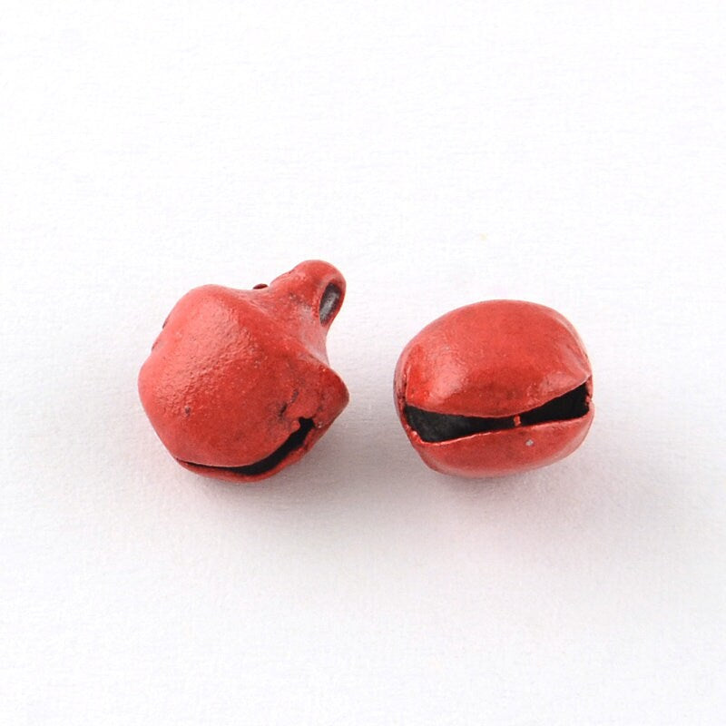 100pcs - 500pcs mixed iron bell charms, 8x6mm