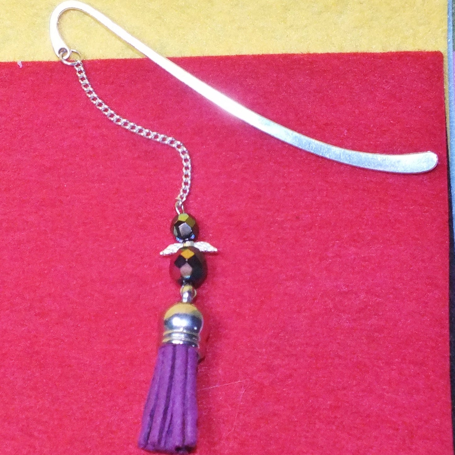Guardian Angel bookmark with tassel - Lovely stocking fillers, Christmas, Birthday, Xmas gifts