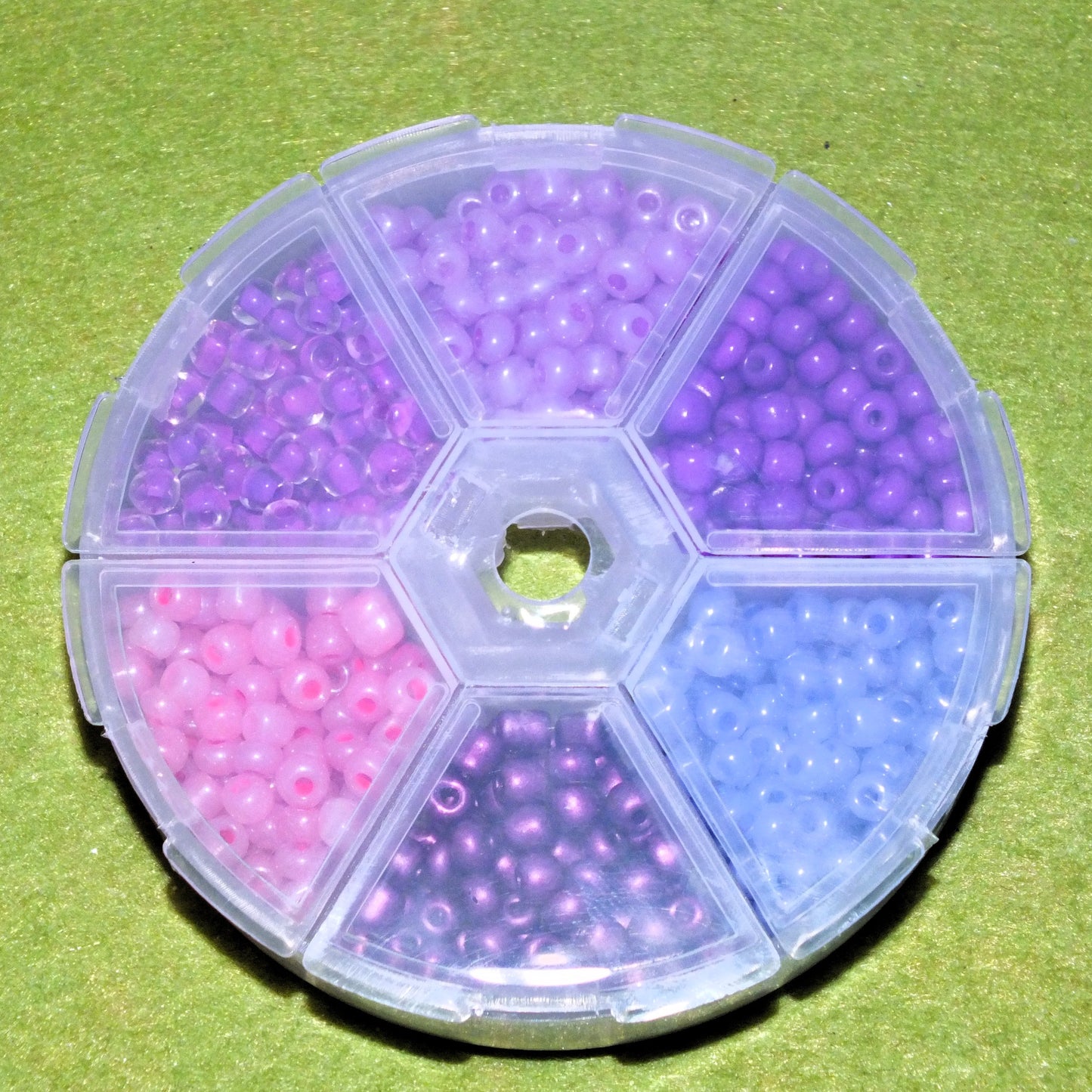 4-5mm Forest Fruits purple seed bead selection box - assorted styles and finishes