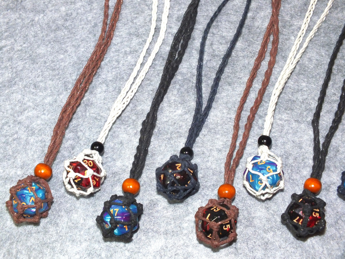 Wearable DICE JAIL plus d20 - Choose your necklace / dice combo & punish your Nat 1!