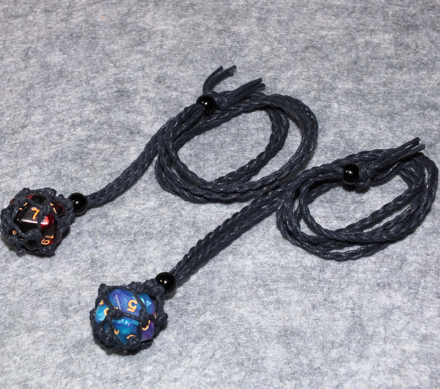 Wearable DICE JAIL plus d20 - Choose your necklace / dice combo & punish your Nat 1!