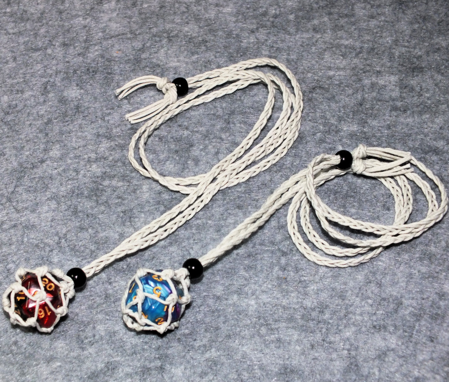 Wearable DICE JAIL plus d20 - Choose your necklace / dice combo & punish your Nat 1!