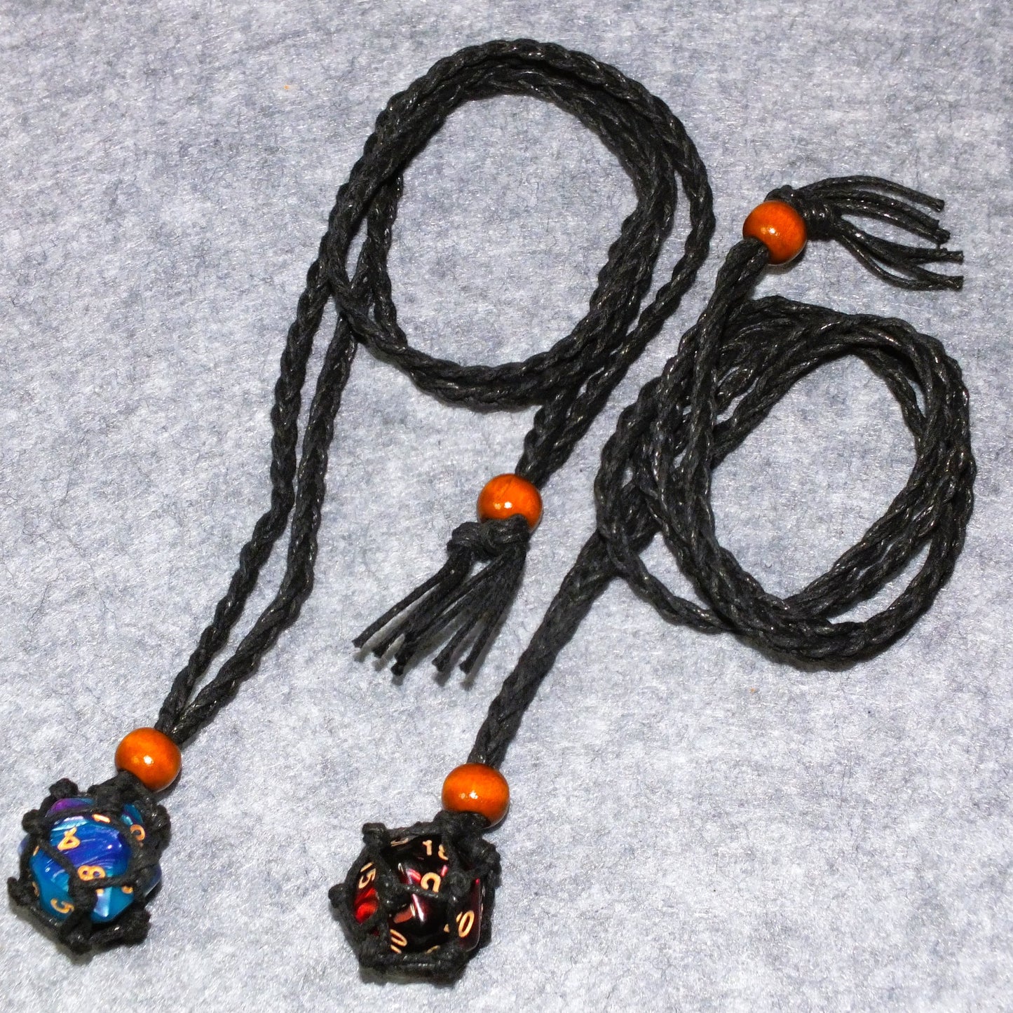 Wearable DICE JAIL plus d20 - Choose your necklace / dice combo & punish your Nat 1!