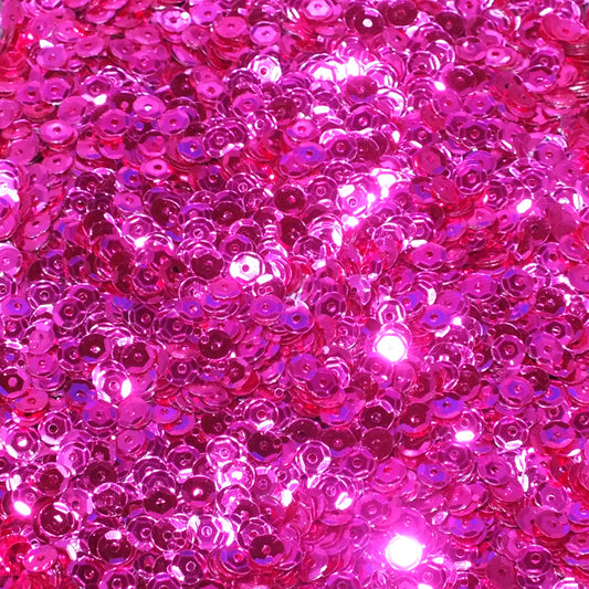 5mm magenta cup sequins, 15g pack