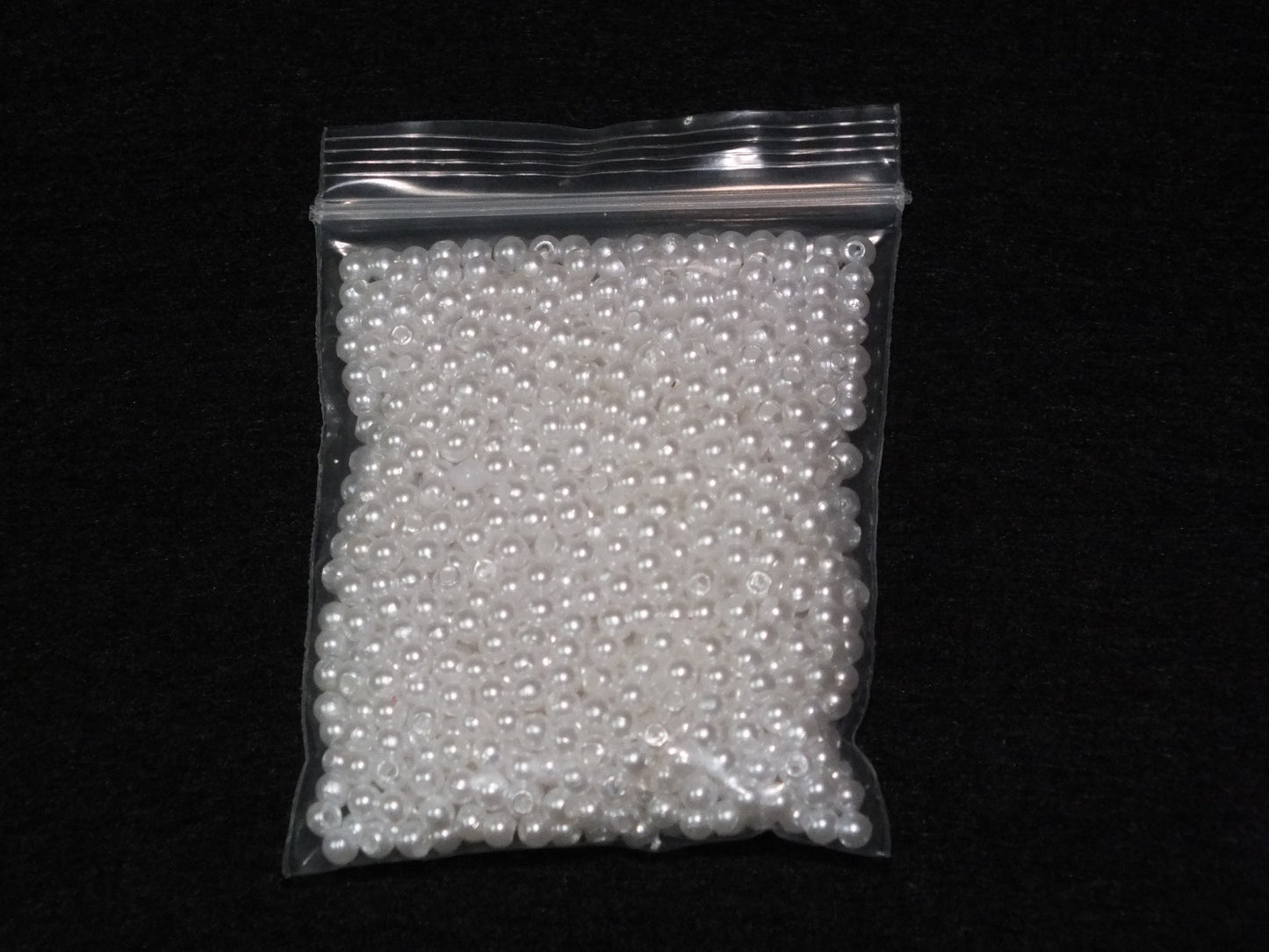 1,000pcs - 10,000pcs white 3mm imitation pearl acrylic beads