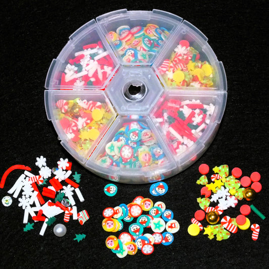 Christmas toppers + embellishments, mixed box for all sorts of crafts!