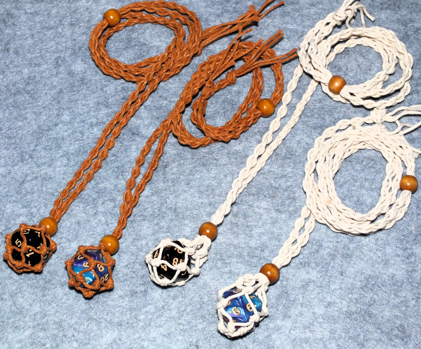 Wearable DICE JAIL plus d20 - Choose your necklace / dice combo & punish your Nat 1!