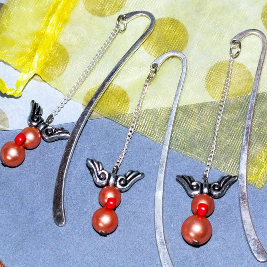 Set of 3 Handmade Reindeer Bookmarks