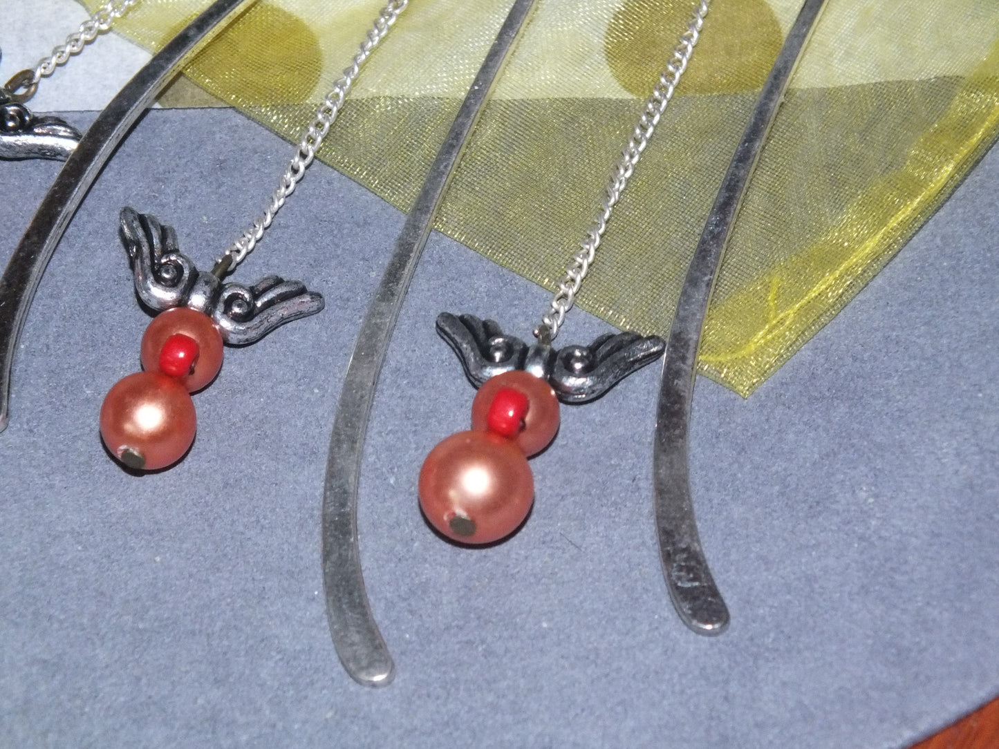 Set of 3 Handmade Reindeer Bookmarks