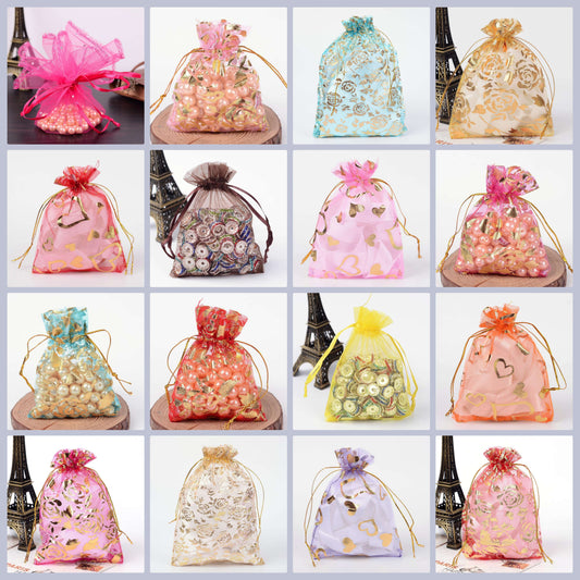 Organza gift bags - choose your size & style, large & small.