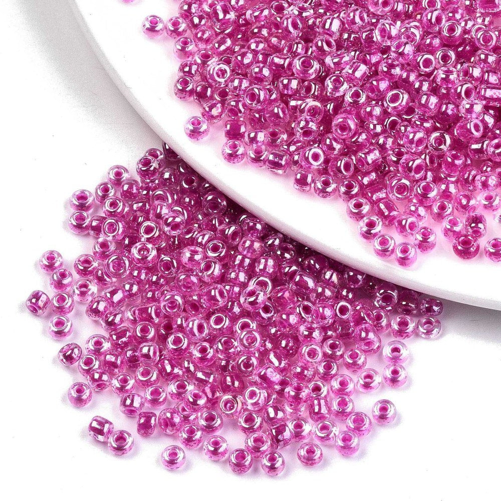2mm Forest Fruits purple seed bead selection box - assorted styles and finishes
