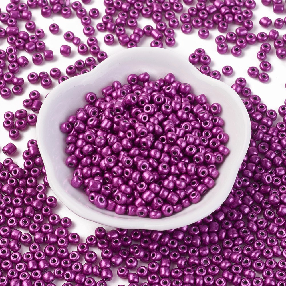 4-5mm Forest Fruits purple seed bead selection box - assorted styles and finishes