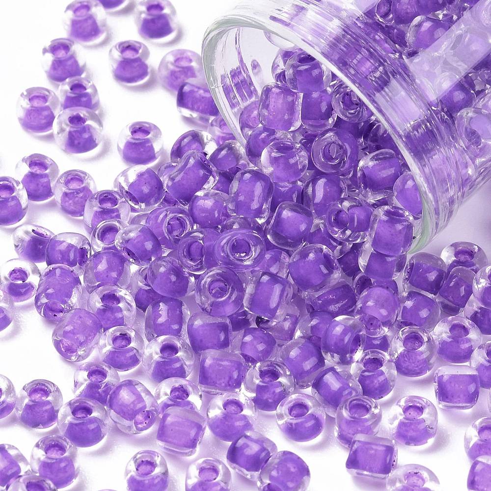4-5mm Forest Fruits purple seed bead selection box - assorted styles and finishes