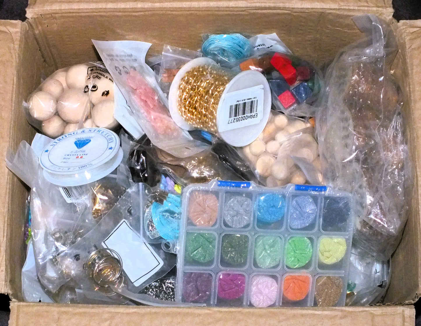 4kg MYSTERY BOX! - Beads, charms, findings, stringing materials + more. Free postage!